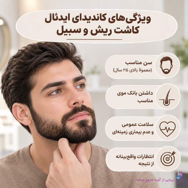 سن طلایی کاشت ریش و سبیل (۲۵ تا ۴۰ سالگی)؛ ویژگی‌های کاندیدای ایدئال