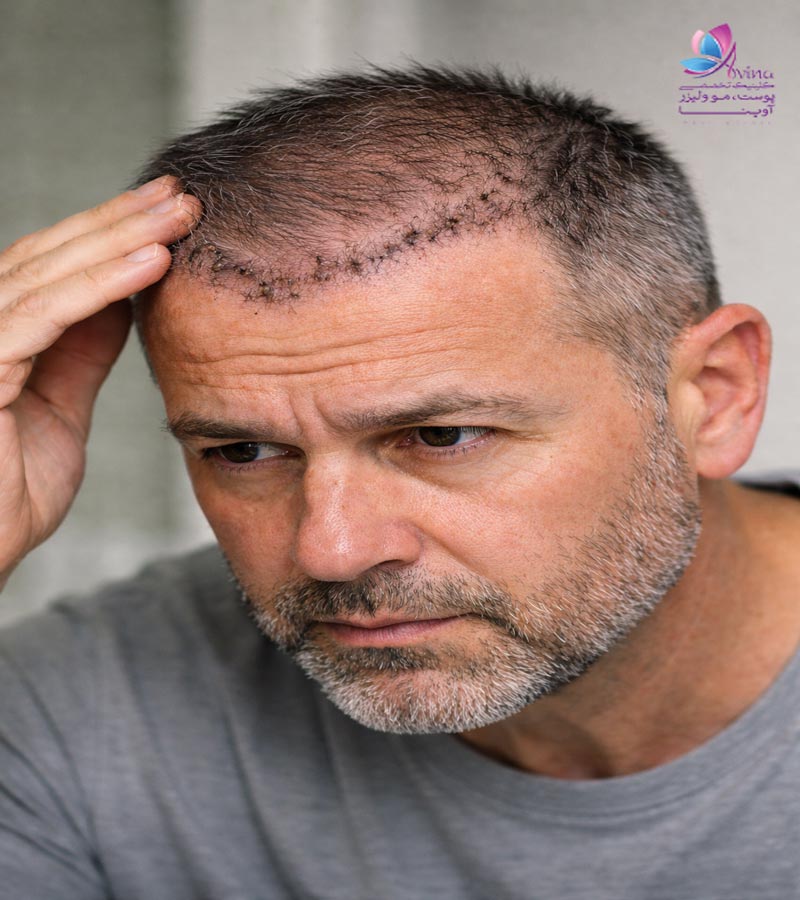 علائم و دلایل کاشت ناموفق مو