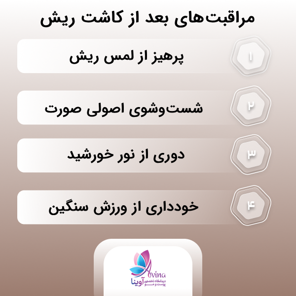 مراقبت‌های قبل و بعد از کاشت ریش برای افزایش ماندگاری نتایج